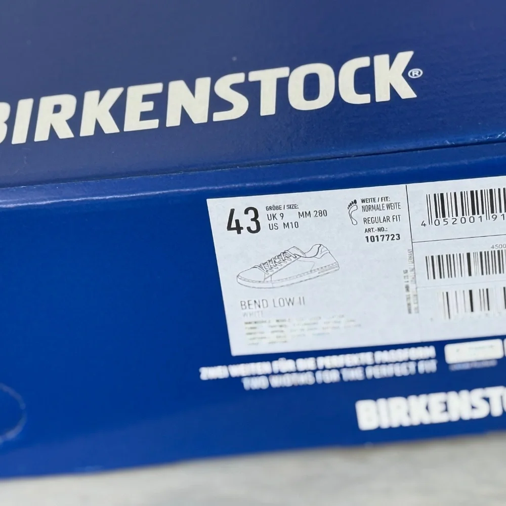 Mens white leather Birkenstock sneakers - Picture 7 of 7